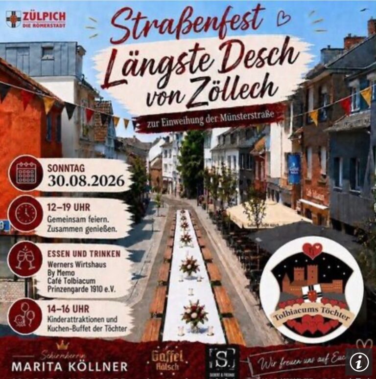 Einweihung der Fußgängerzone Münsterstraße